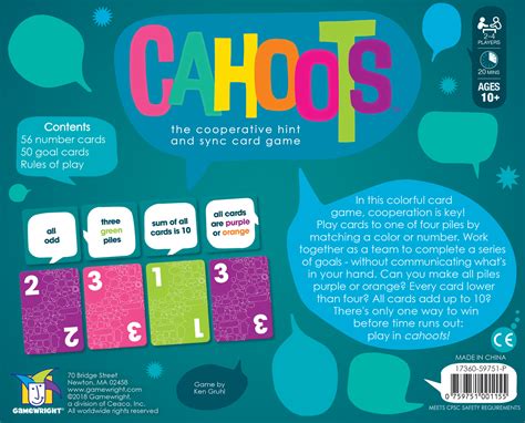 cahoots game|How to play Cahoots .